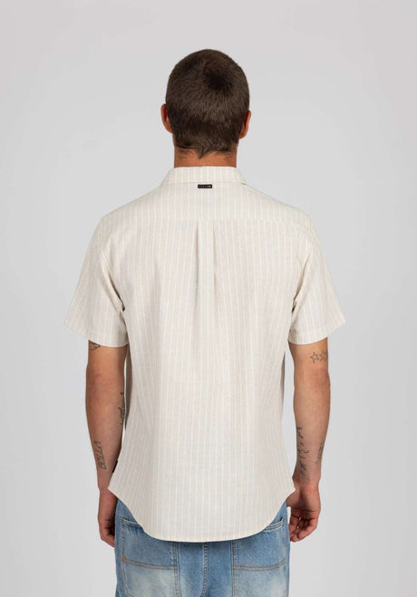 Rusty - No Glyphs S/S Woven Shirt | Oat