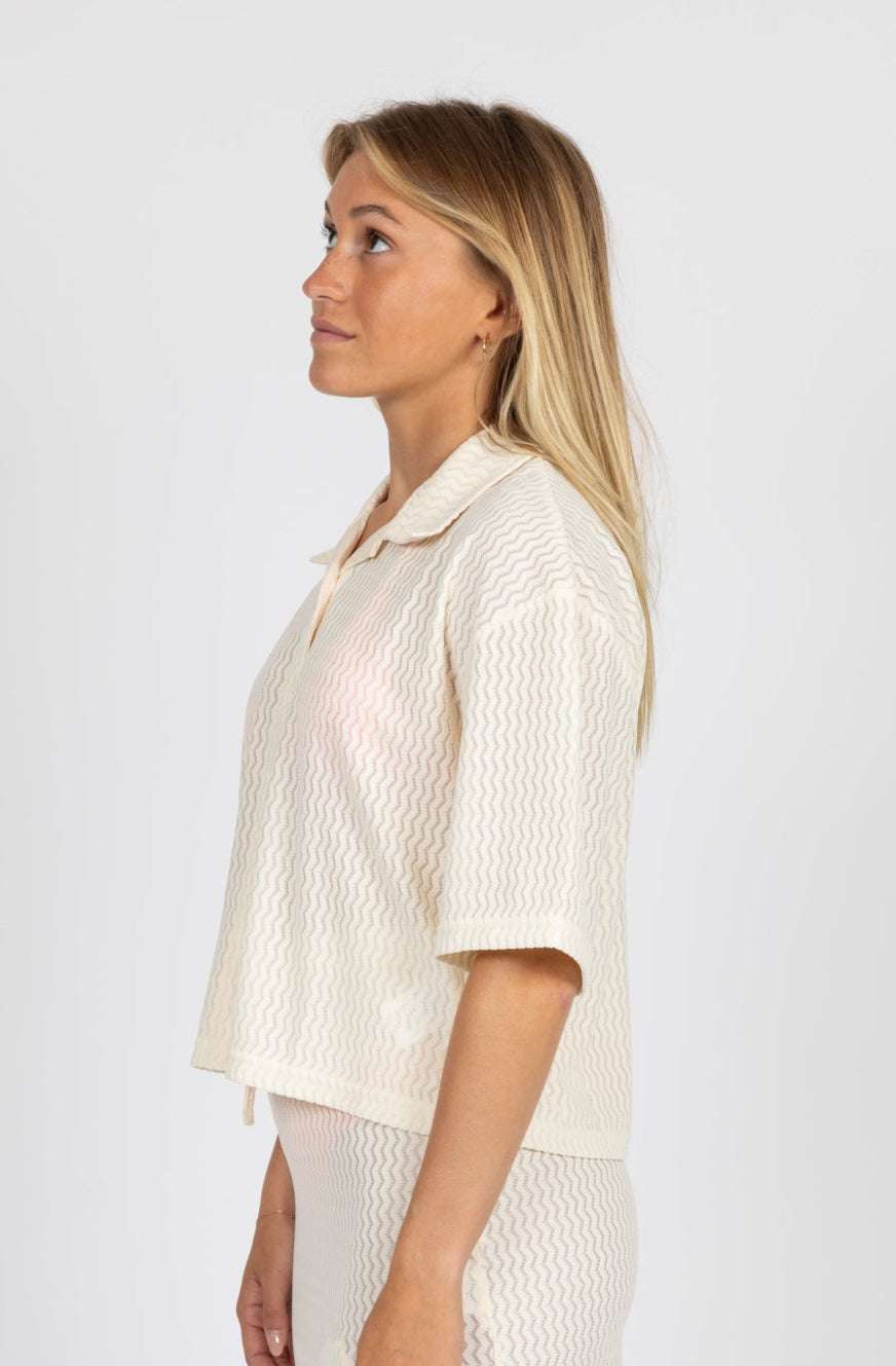 Rusty - Swell Coverup Shirt | White