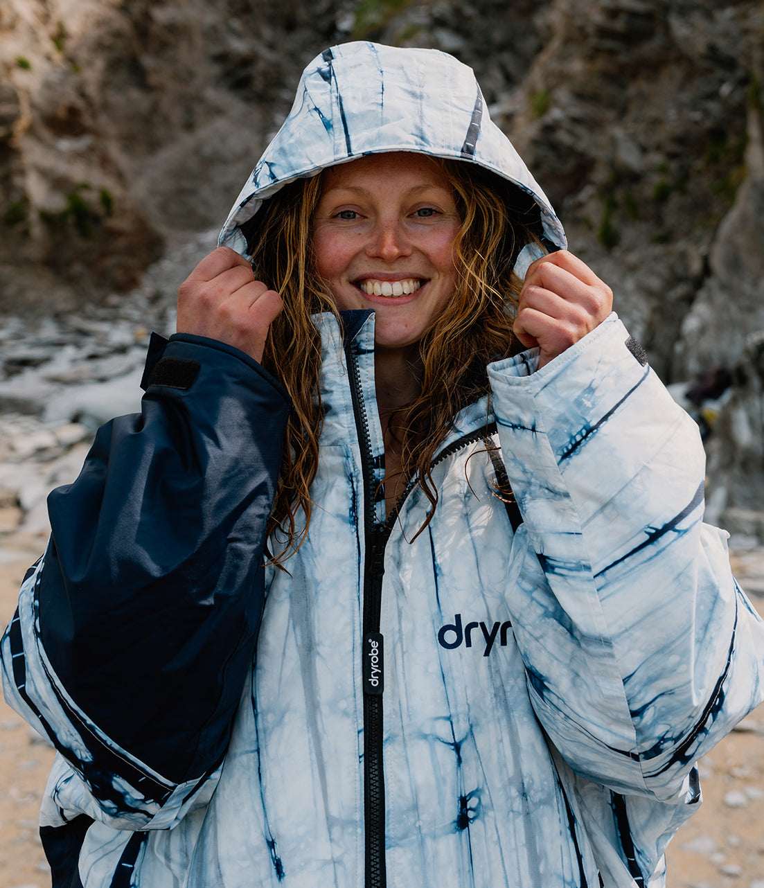 Dryrobe - Advance Contrast Long Sleeve | Batik/Blue