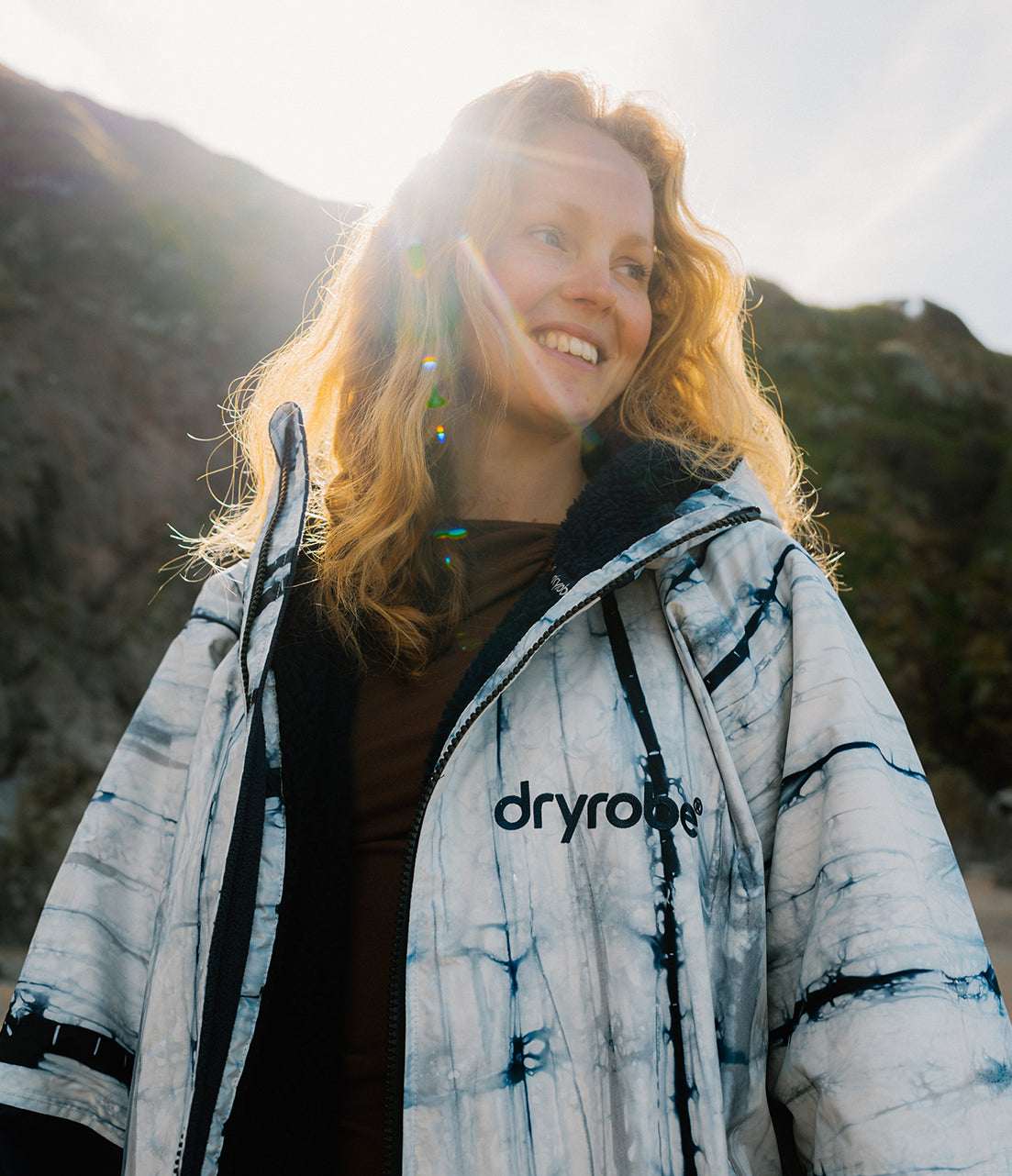 Dryrobe - Advance Contrast Long Sleeve | Batik/Blue