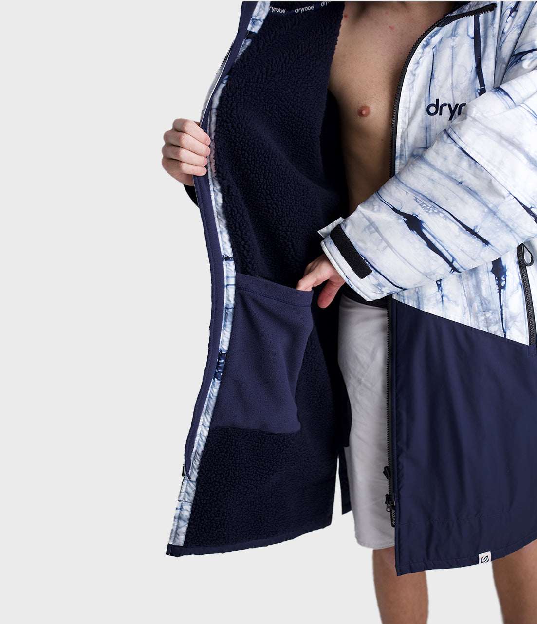 Dryrobe - Advance Contrast Long Sleeve | Batik/Blue