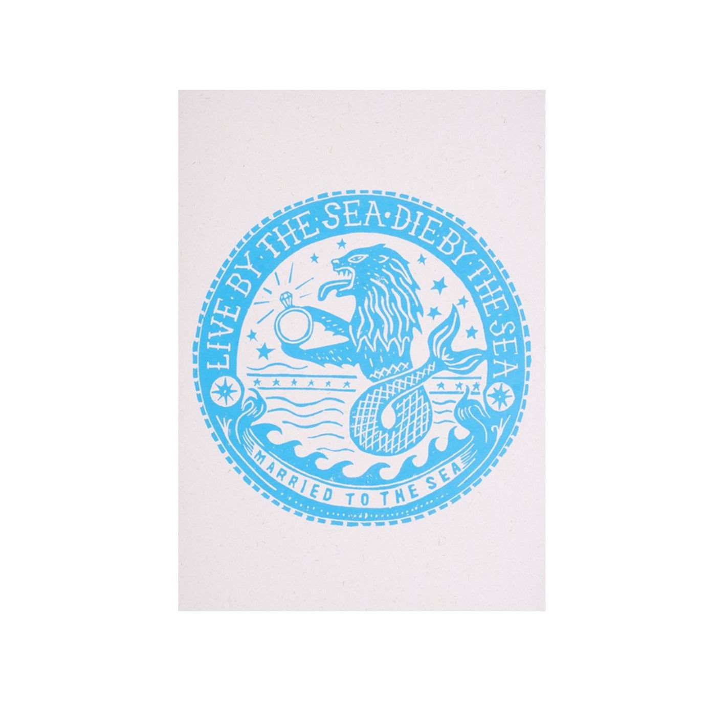 Sealion Print | Bright Blue -  - Married to the Sea Surf Shop - 