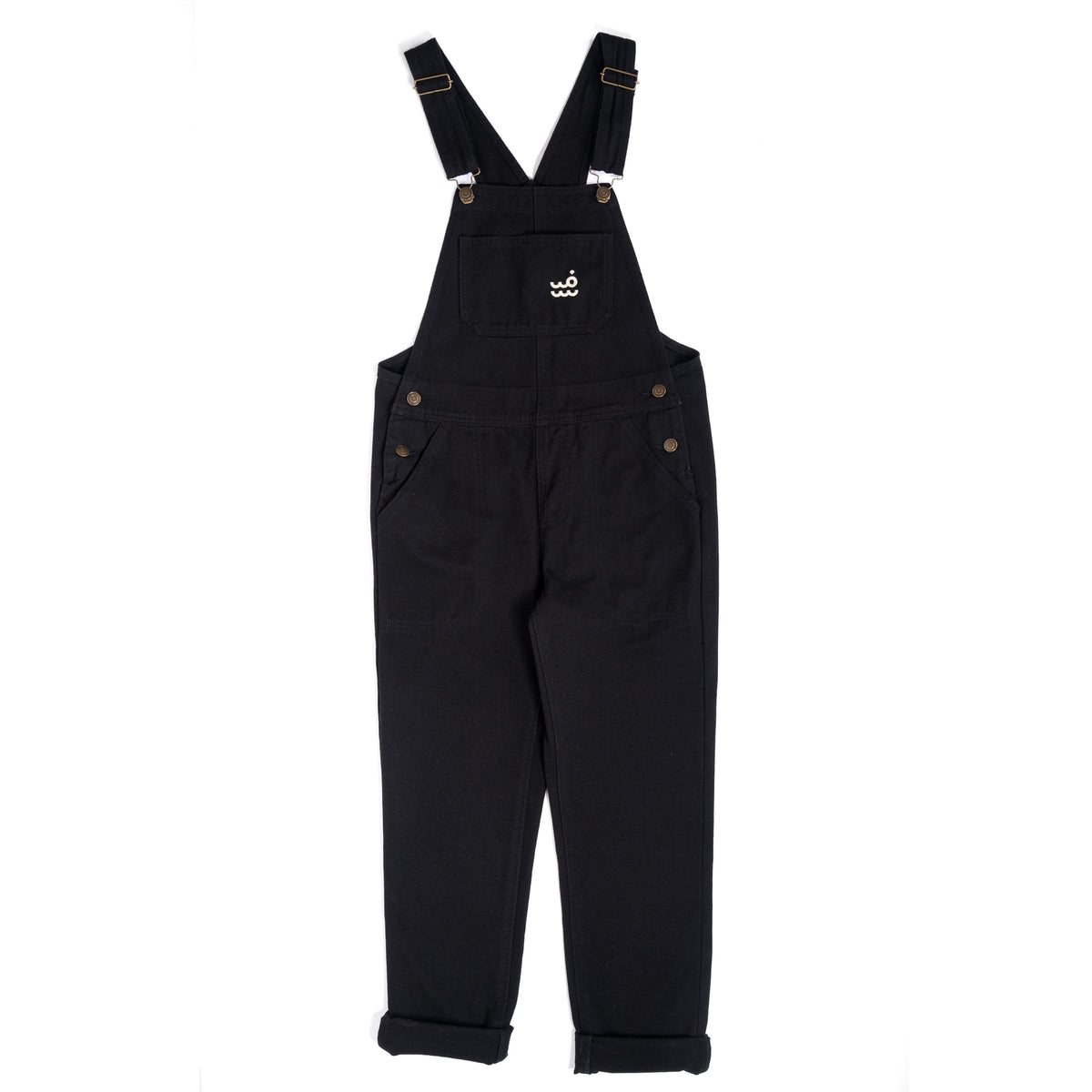 Setty - Duck Canvas Dungarees | Black - Married to the Sea - married-to-the-sea-shop