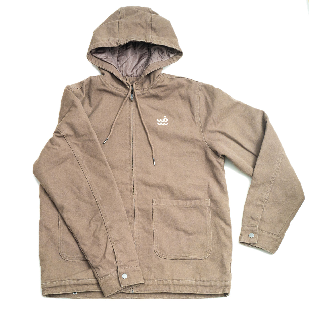 Setty Canvas Hooded Jacket | Walnut - Married to the Sea - married-to-the-sea-shop