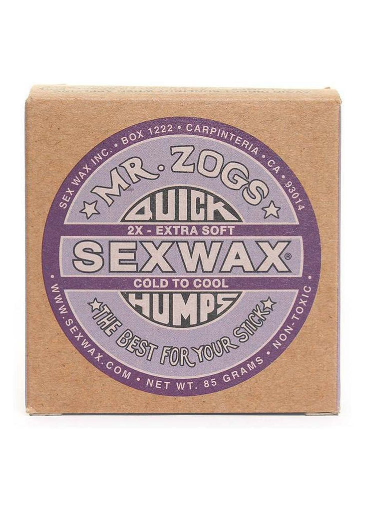 Sexwax Quick Humps Purple 2 x Soft Cold-Cool Married to the Sea Surf Shop Mr Zog's