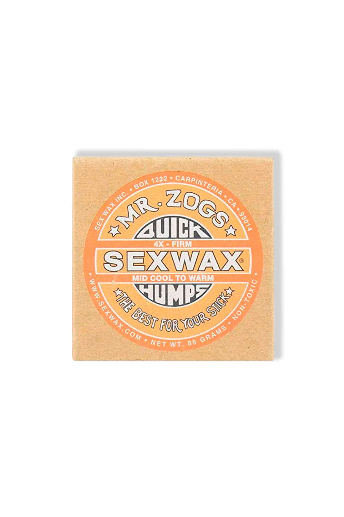 Sexwax - Quick Humps Orange Firm Wax | Mid Cool-Warm -  - Married to the Sea Surf Shop - 