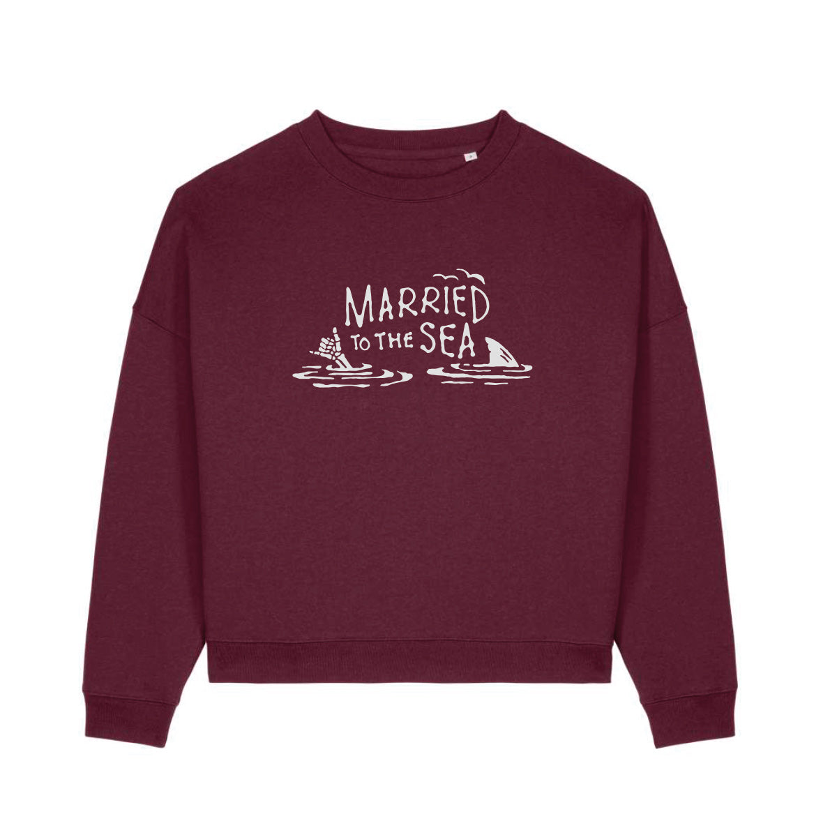 Shaka Women's Crew - Deep Plum | Married to the Sea
