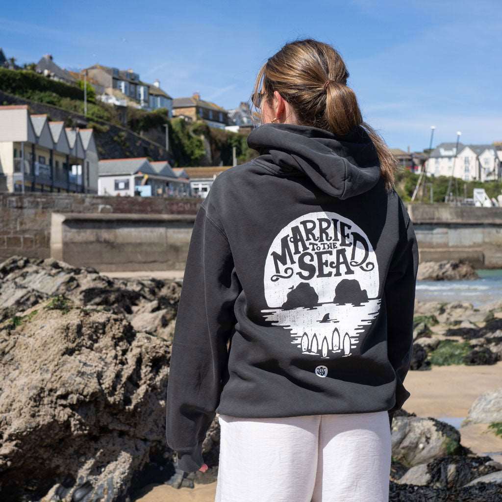 Skull Island Hood | Faded Black -  - Married to the Sea Surf Shop - 