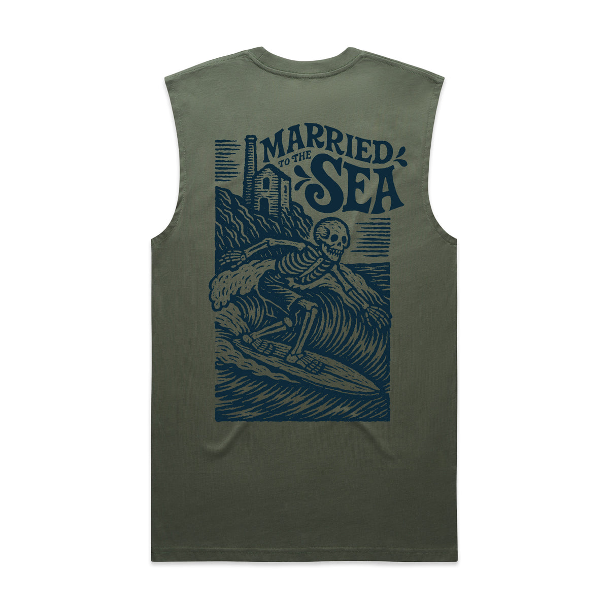 Skullysurf Vest - Cypress | Married to the Sea - Married to the Sea - married-to-the-sea-shop