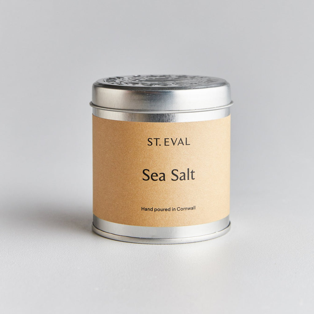 St Eval Sea Salt Scented Tin Candle Married to the Sea Surf Shop St Eval Candles