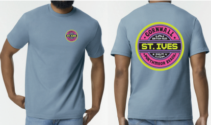 St. Ives Zogs T-Shirt Stone Blue - Board Riders - Married to the Sea Surf Shop