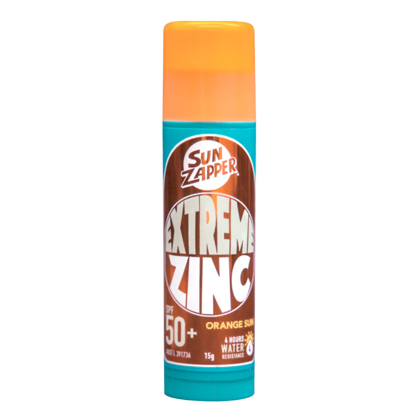 Sun Zapper Extreme Zinc Stick - Orange Sun - Sun Zapper - Married to the Sea Surf Shop