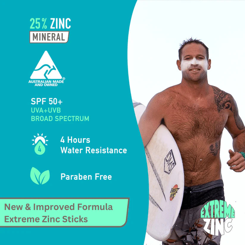 Sun Zapper Extreme Zinc Stick - Orange Sun - Sun Zapper - Married to the Sea Surf Shop