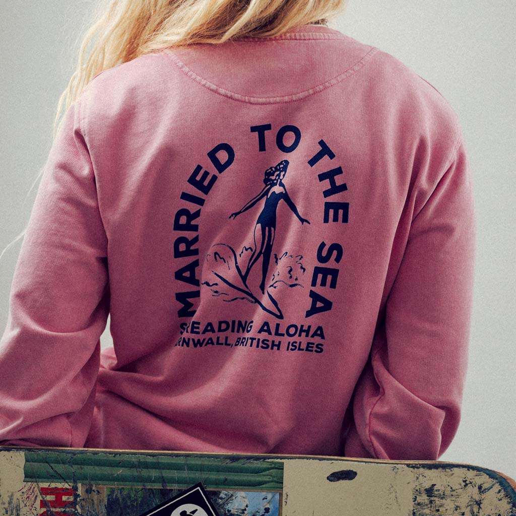 Surfer Girl Crew - Bubble Pink | Married to the Sea - Married to the Sea - married-to-the-sea-shop