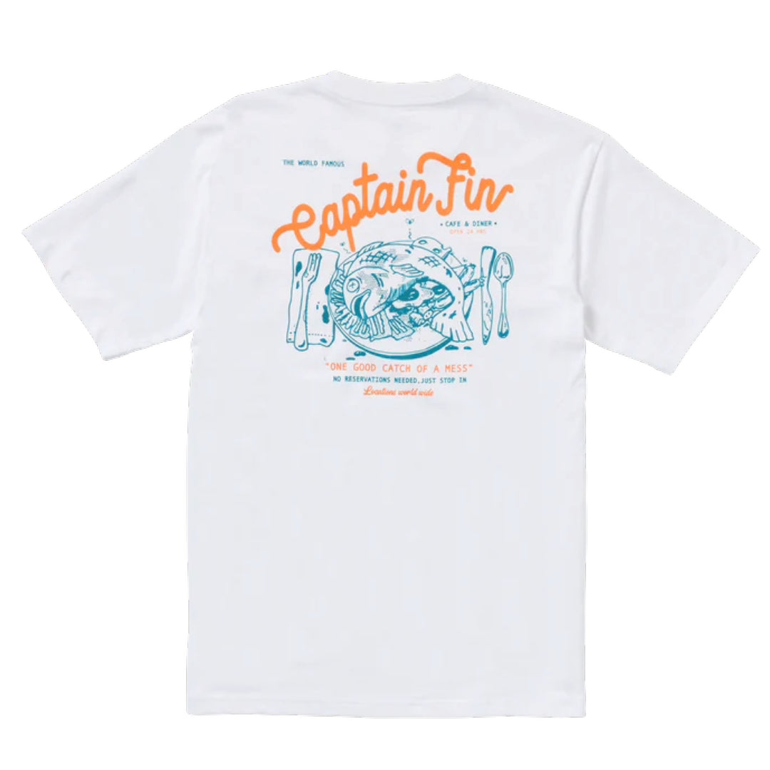 Captain Fin - ONE GOOD CATCH Tee - White