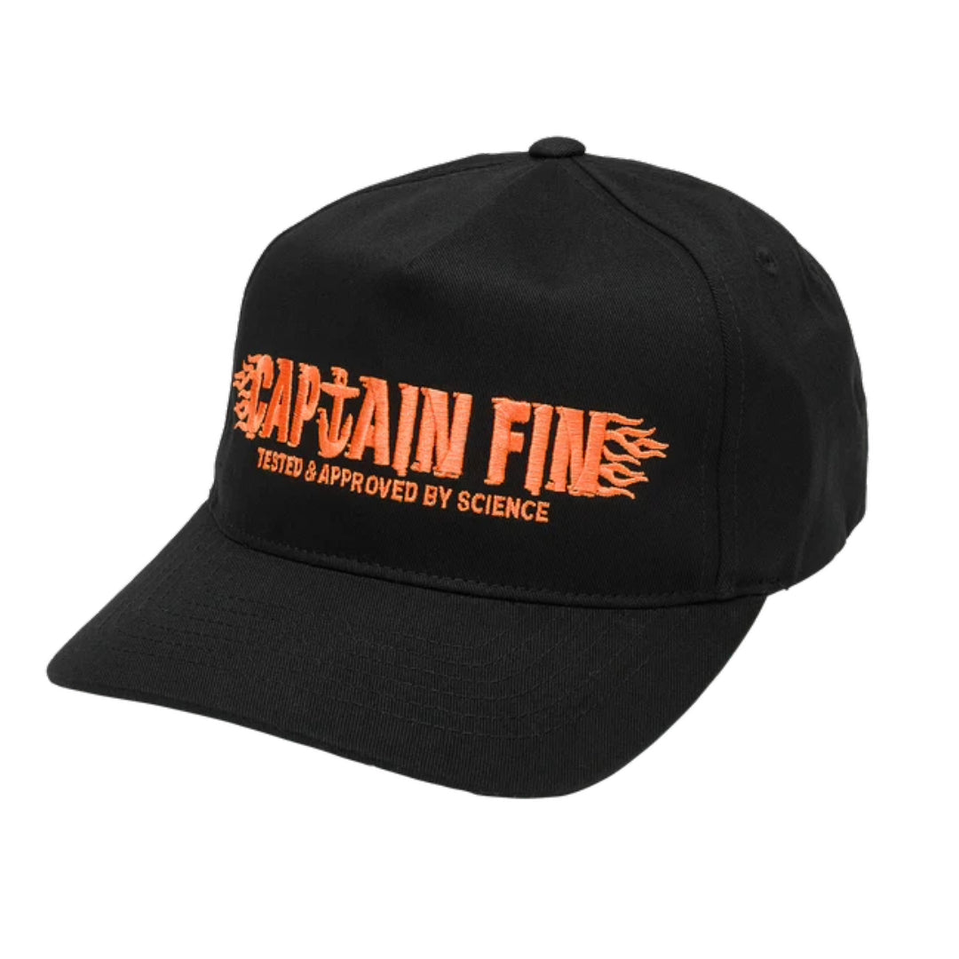 Captain Fin - Flame Hat | Black