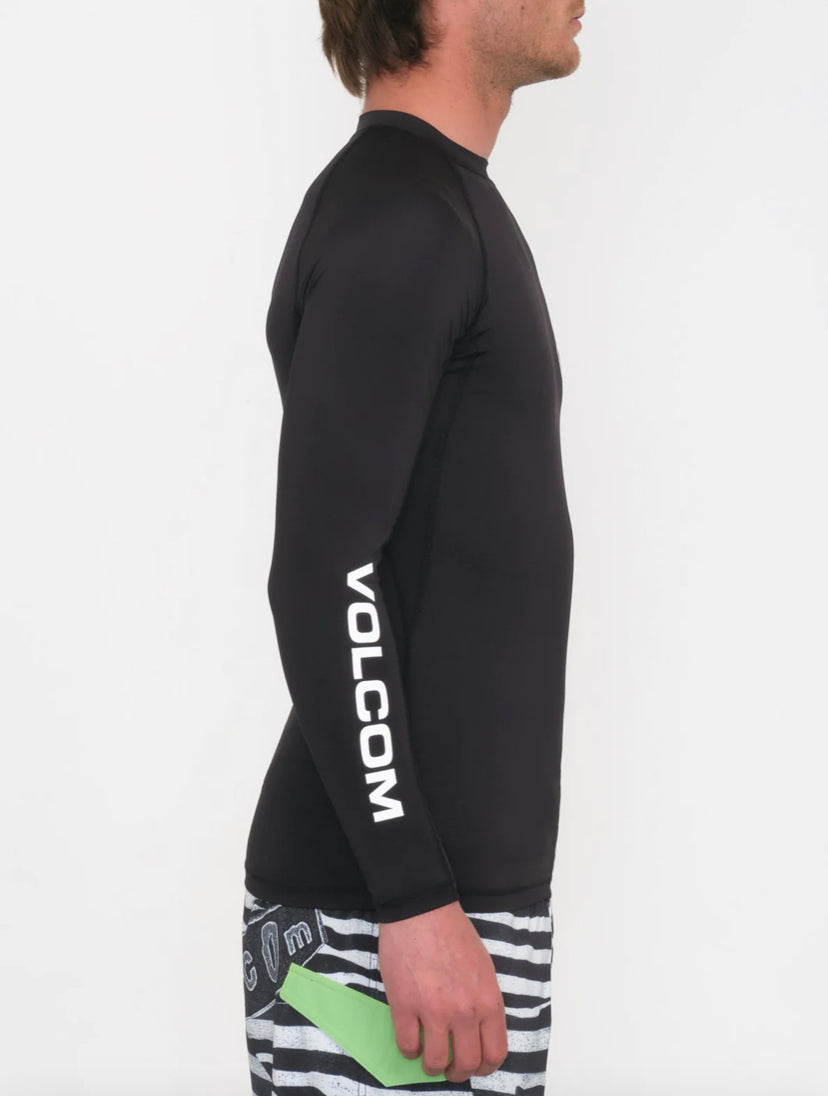 Volcom - Lido Long-Sleeve Rashguard | Black - Volcom - married-to-the-sea-shop