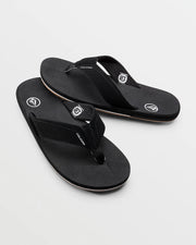 Volcom | Victor Sandals | Black - Volcom - married-to-the-sea-shop