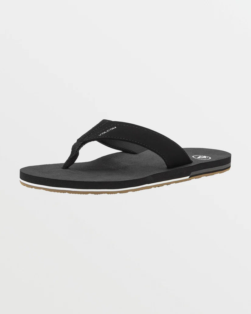 Volcom | Victor Sandals | Black - Volcom - married-to-the-sea-shop