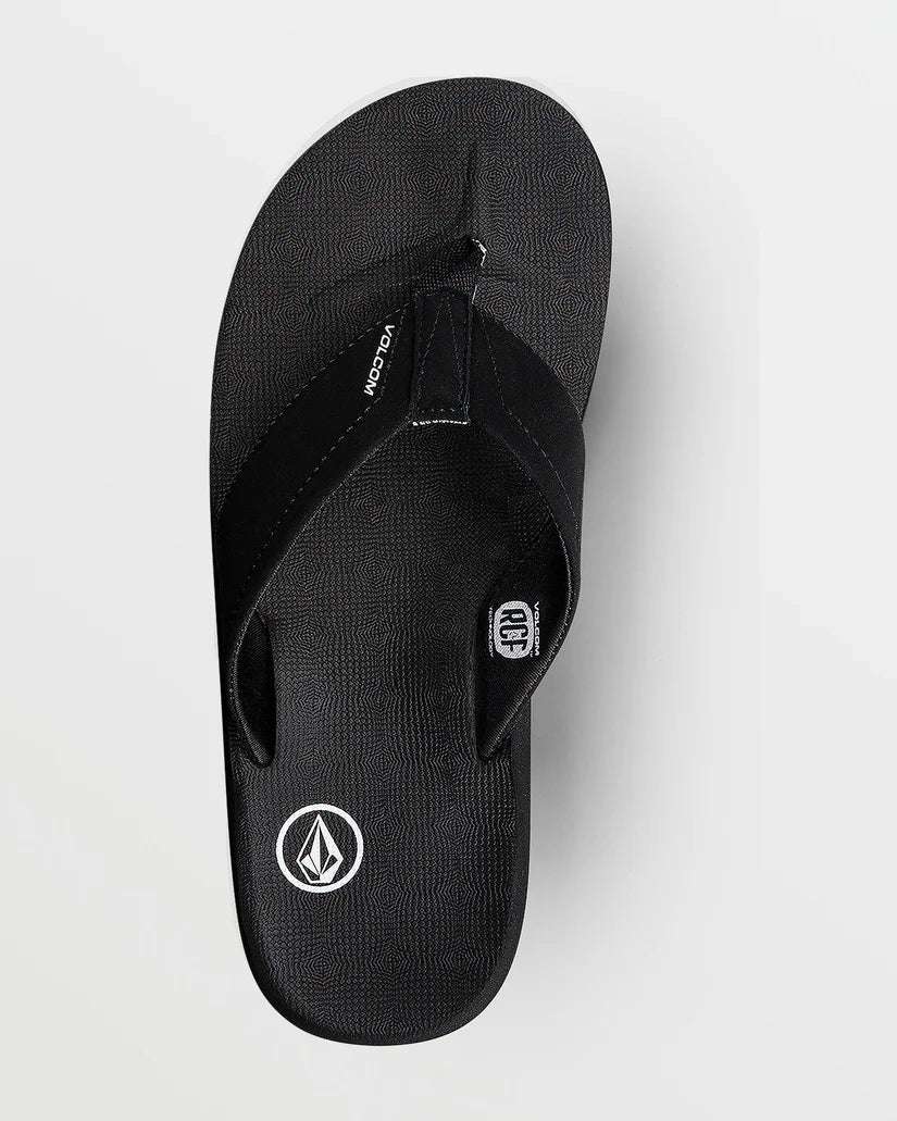 Volcom | Victor Sandals | Black - Volcom - married-to-the-sea-shop