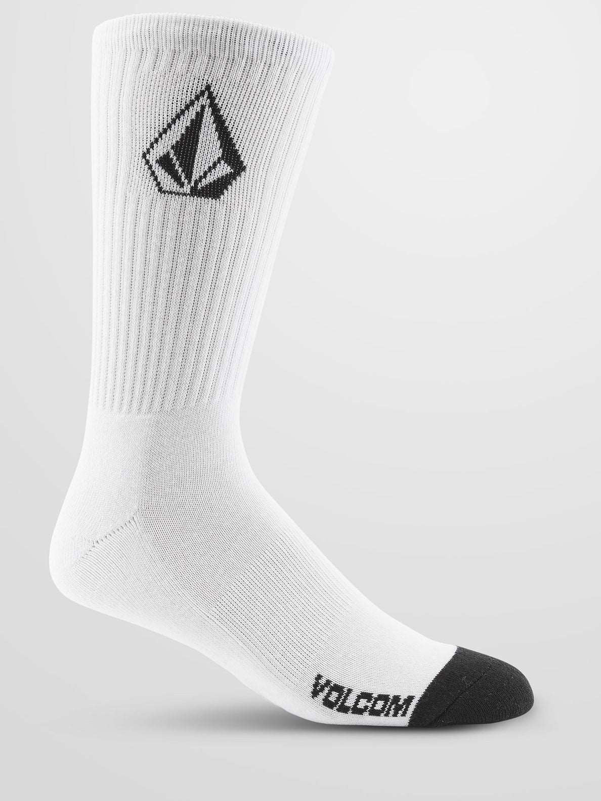 Volcom - Full Stone Socks 3-Pack | White -  - Married to the Sea Surf Shop - 