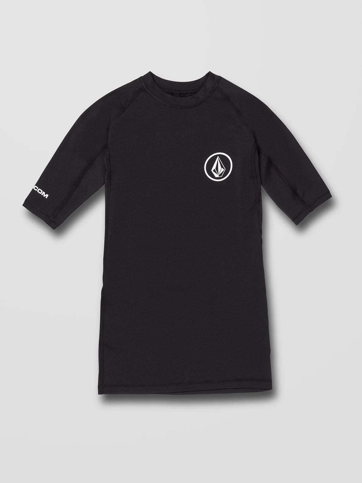 Volcom - Lido Solid Short-Sleeve Rashguard | Black -  - Married to the Sea Surf Shop - 