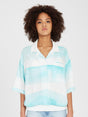 Volcom - Stay Stripes Woven Shirt | Pale Aqua -  - Married to the Sea Surf Shop - 