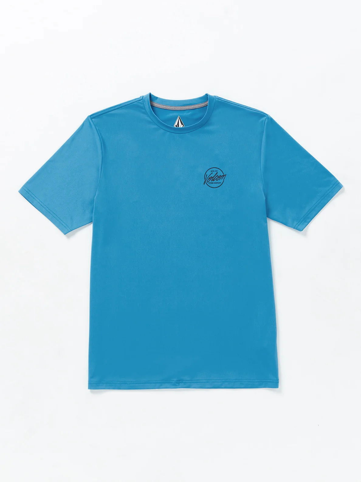Volcom - Stone Stamp Short-Sleeve Rashguard | Tidal Blue -  - Married to the Sea Surf Shop - 