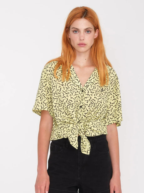 Volcom - Surfpunk Shirt | Aura Yellow -  - Married to the Sea Surf Shop - 