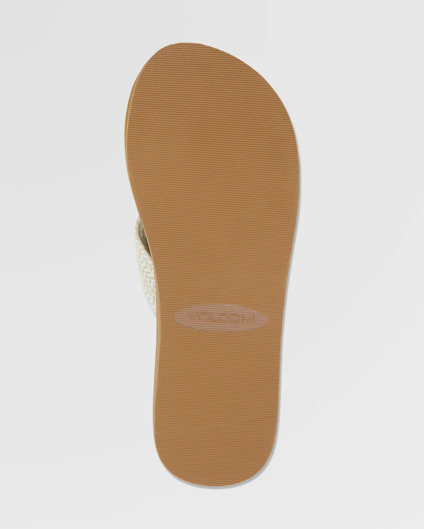 Volcom | Double Cross Sandals| Cream