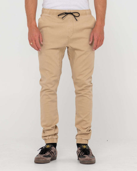 Rusty - Hook Out Elastic Pant | Khaki