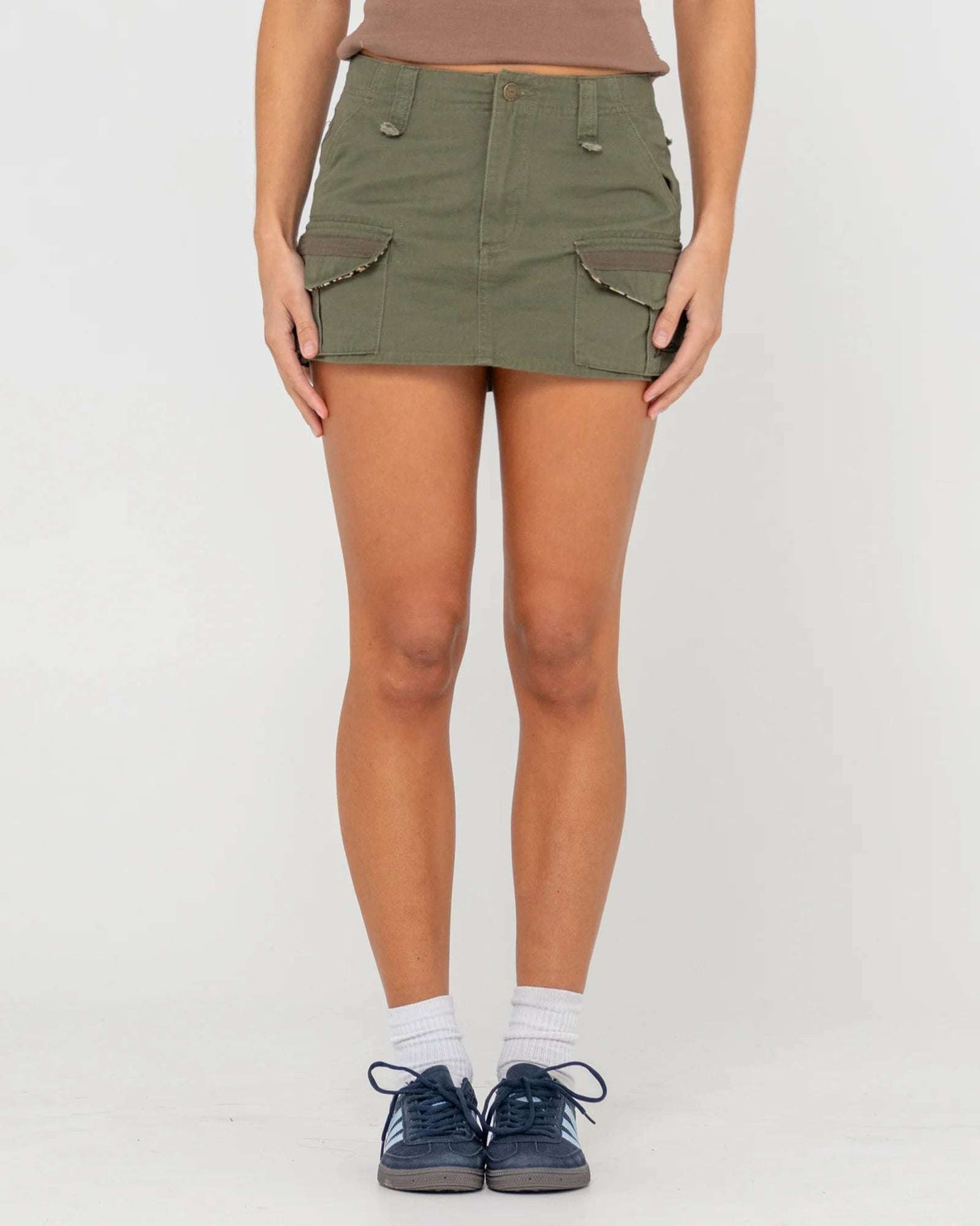 Rusty - Tank Girl Low Rise MIDI Skirt | Shadow Army