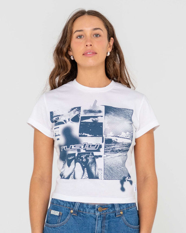 Rusty - Greetings 2.0 Skimmer Baby T-Shirt | White