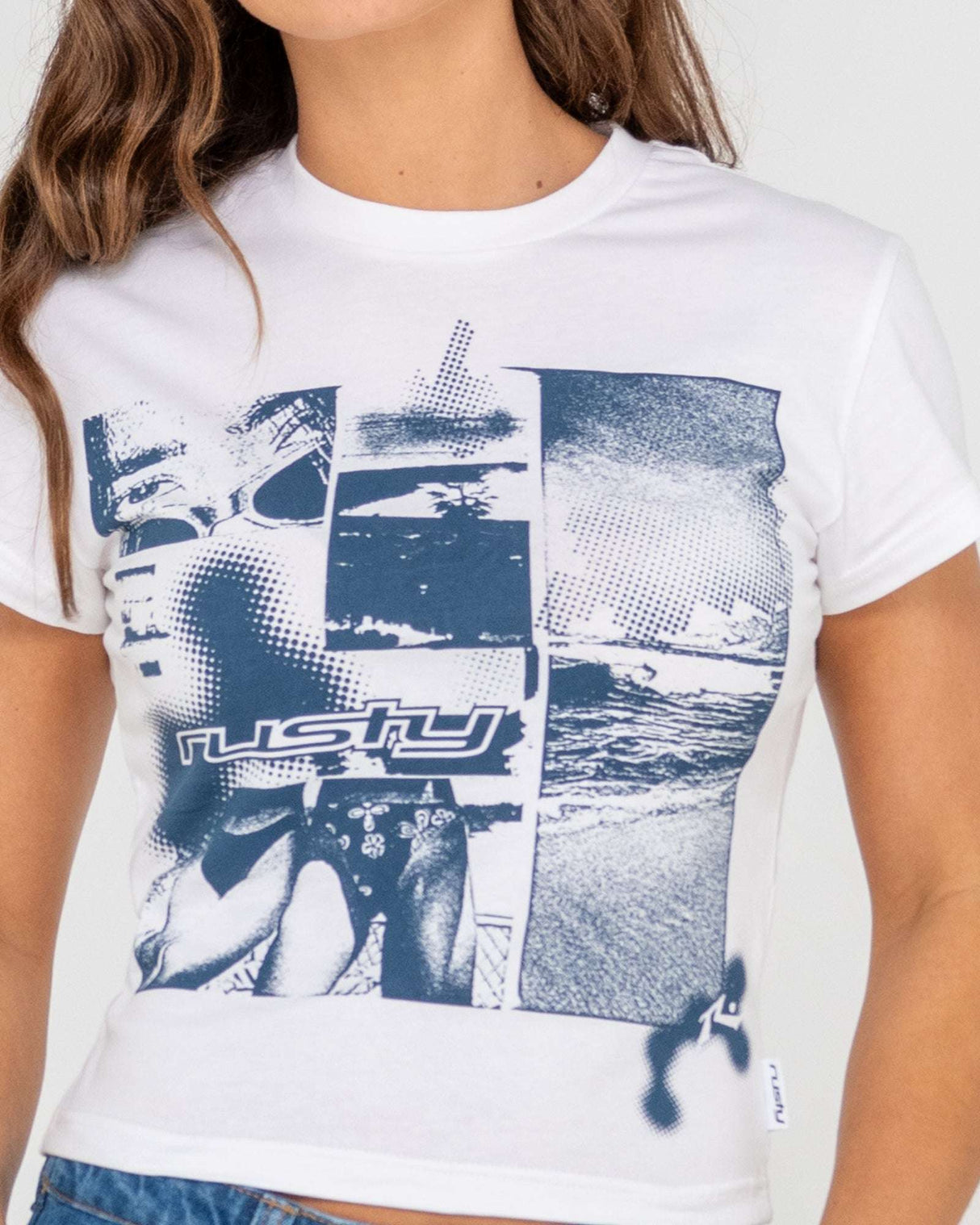 Rusty - Greetings 2.0 Skimmer Baby T-Shirt | White