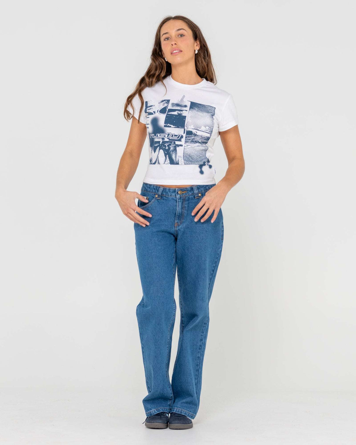Rusty - Greetings 2.0 Skimmer Baby T-Shirt | White