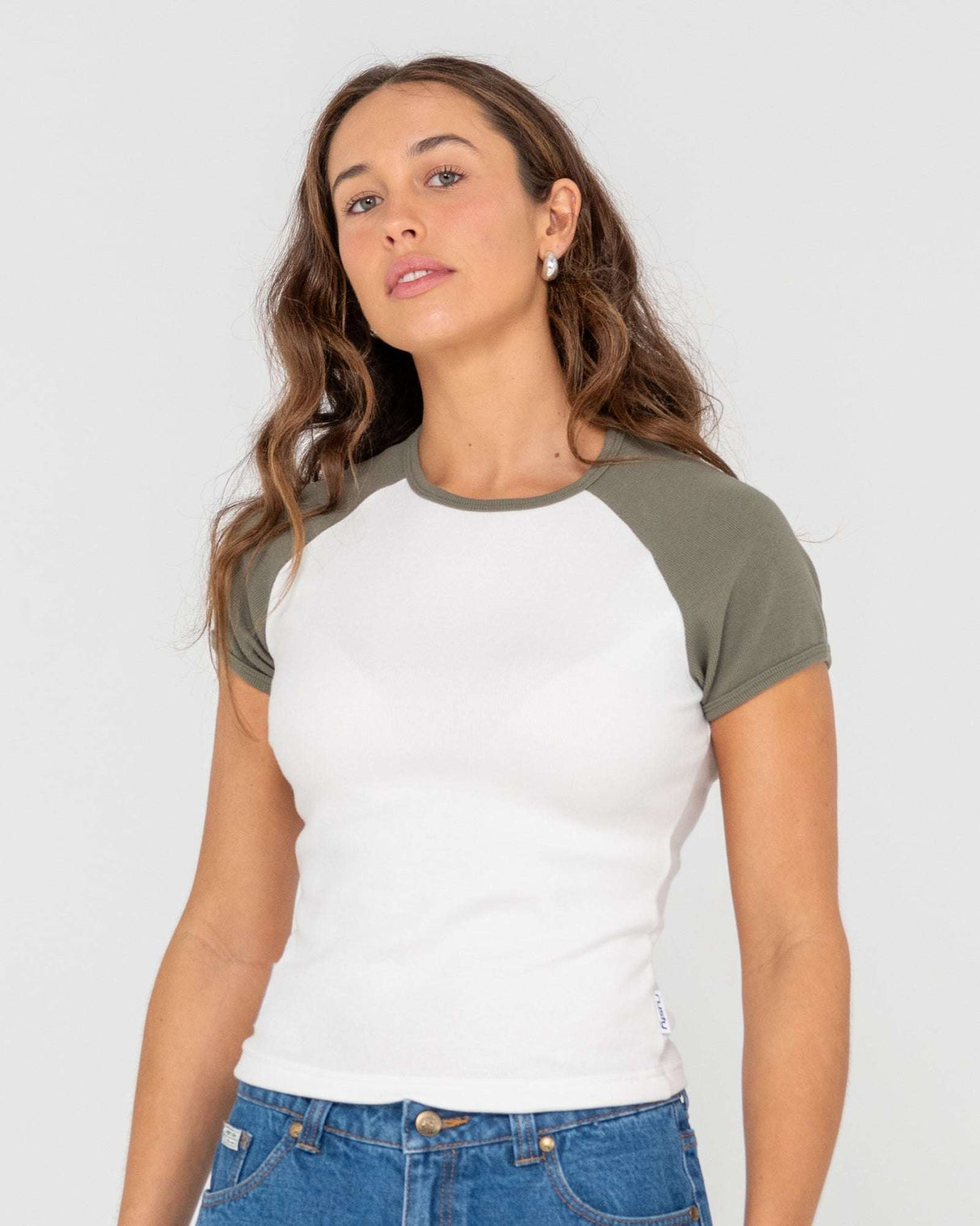 Rusty - R2K Raglan Skimmer T-Shirt | White