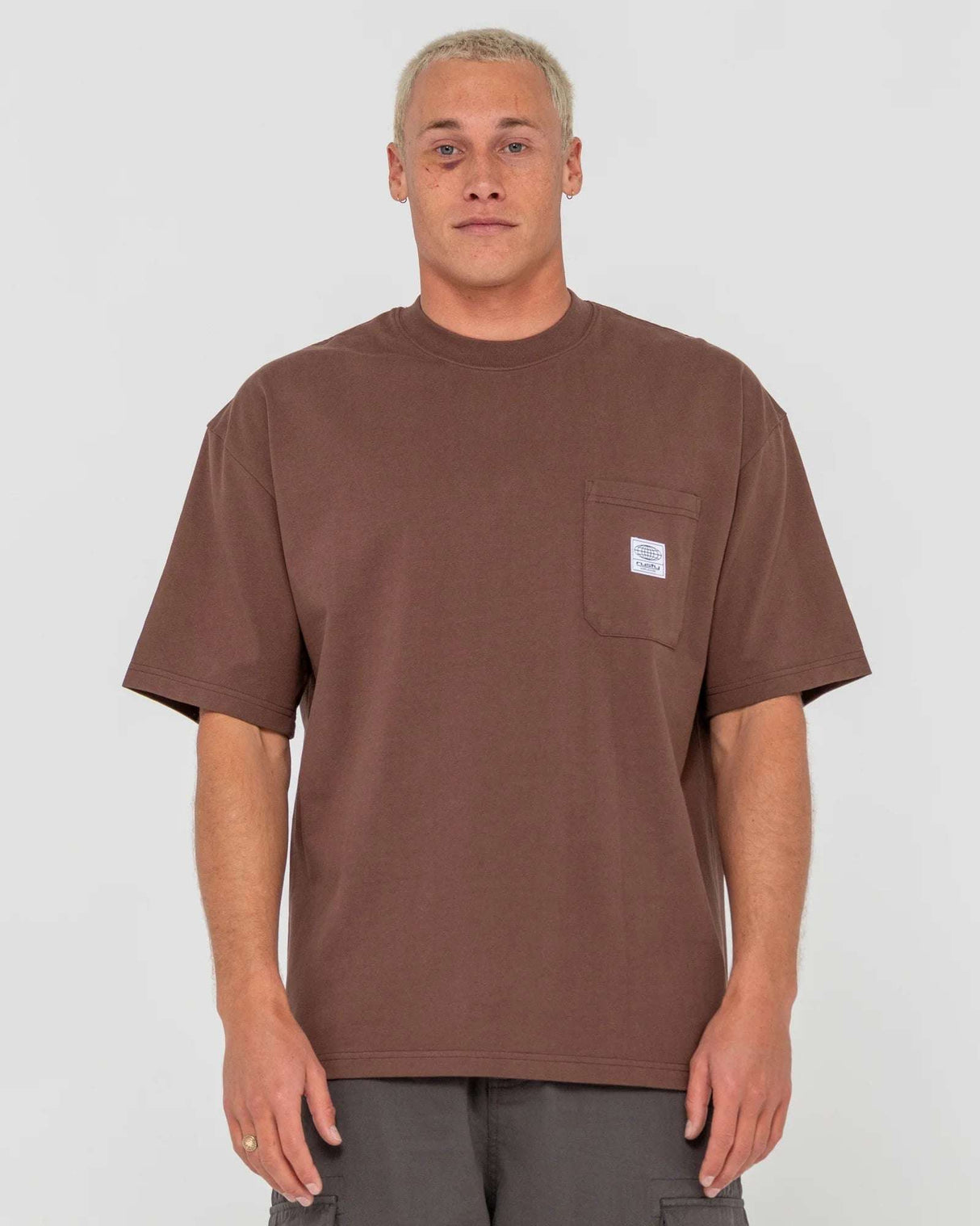 Rusty - Steezy Short Sleeve Heavy Tee | Pinecone