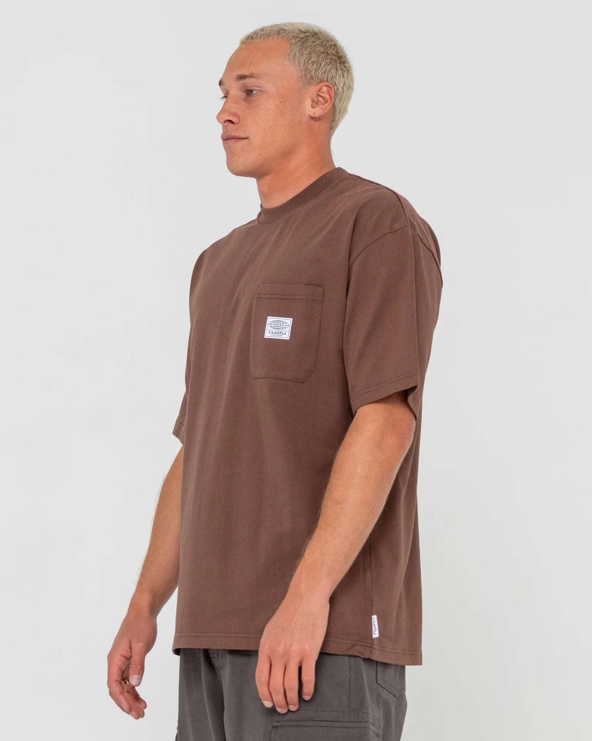 Rusty - Steezy Short Sleeve Heavy Tee | Pinecone