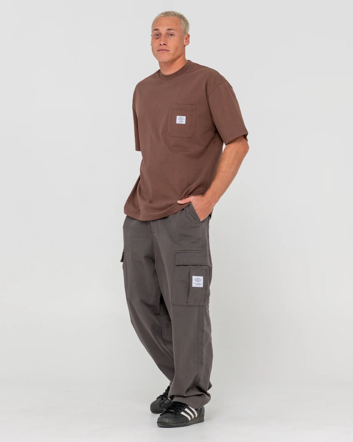 Rusty - Steezy Short Sleeve Heavy Tee | Pinecone