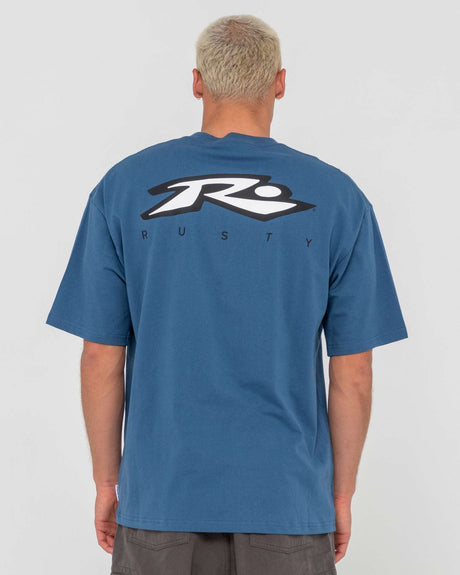 Rusty - Registered Short Sleeve Tee | Atlantic Blue