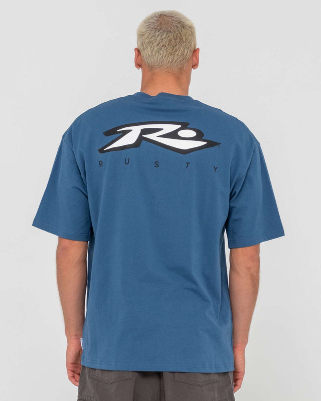 Rusty - Registered Short Sleeve Tee | Atlantic Blue