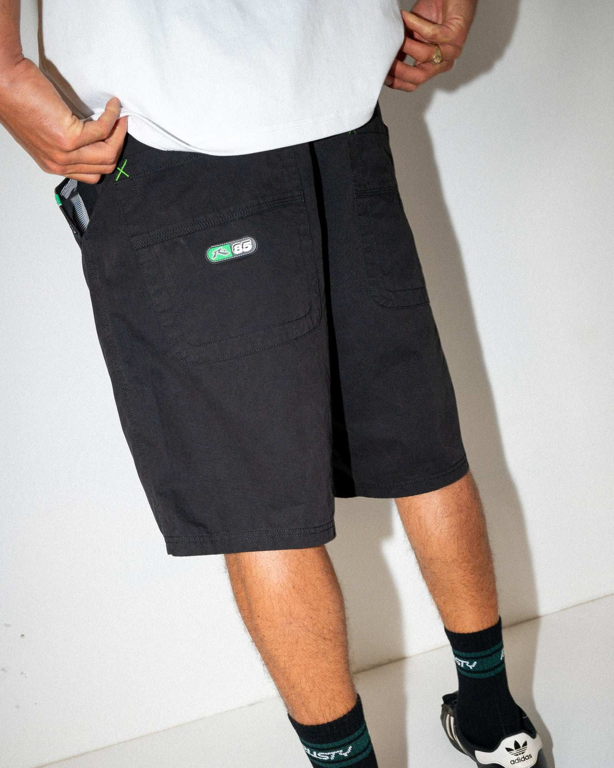 Rusty - Wear EVA Elastic Baggy Short | Black