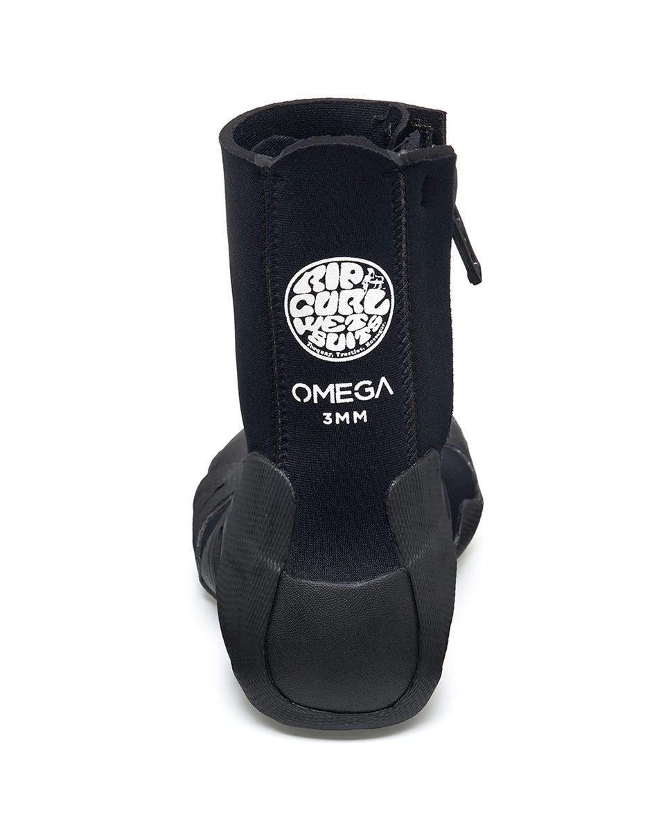 Rip Curl - 3mm Omega Round Toe Zip Boot | Black