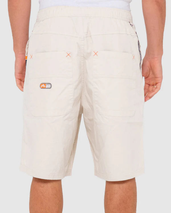 Rusty - Wear EVA Elastic Baggy Short | Oatmeal