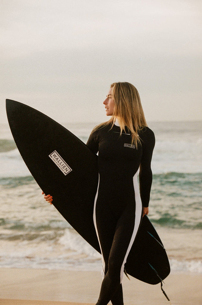 Wallien Nikki van Dijk 4/3mm Wetsuit Retro Monochrome Married to the Sea Surf Shop Wallien