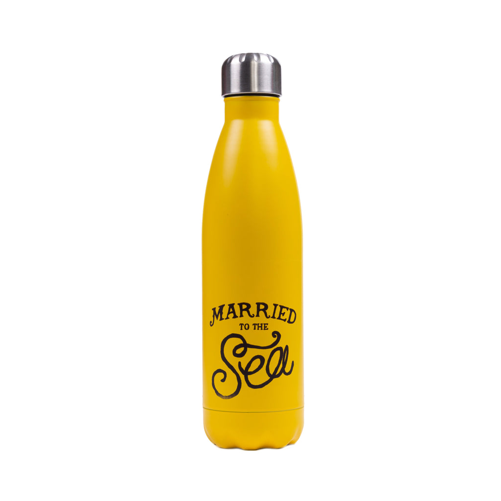 Water Bottle Yellow 600ml Married to the Sea Surf Shop Married to the Sea