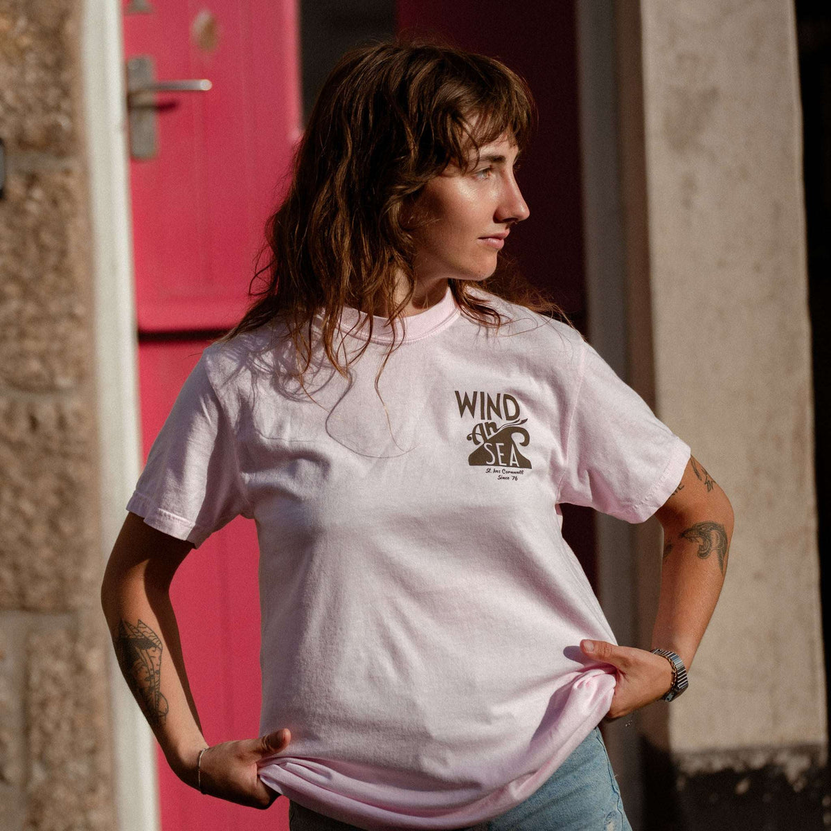 WindanSea Logo T-Shirt | Blossom - WindanSea - married-to-the-sea-shop