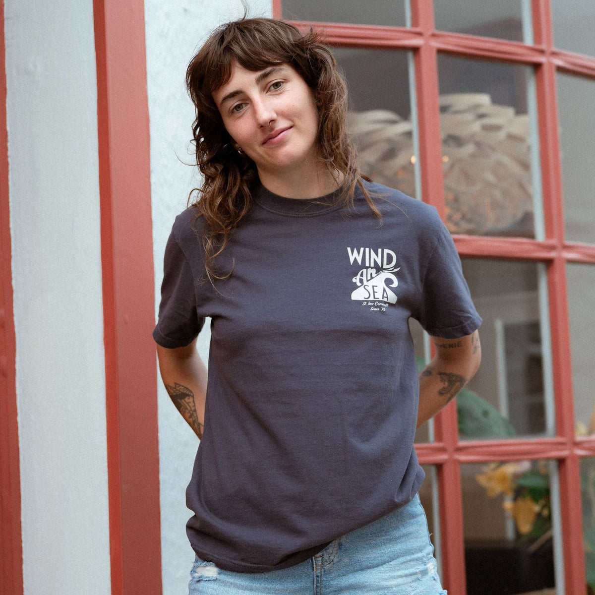 WindanSea Logo T-Shirt | Graphite - WindanSea - married-to-the-sea-shop