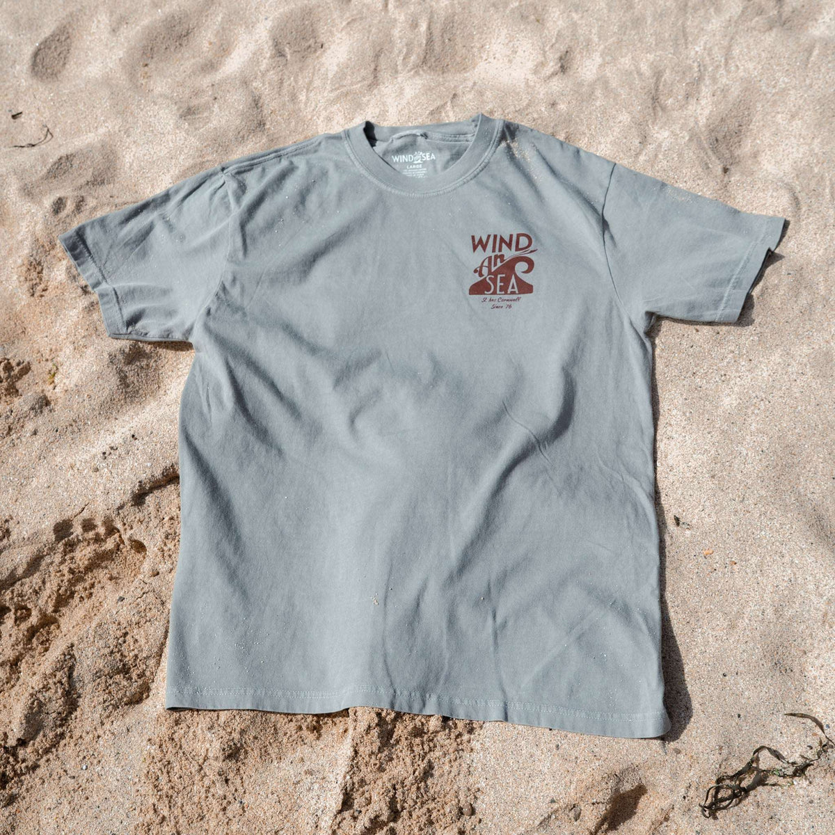 WindanSea Logo T-Shirt | Grey - WindanSea - married-to-the-sea-shop