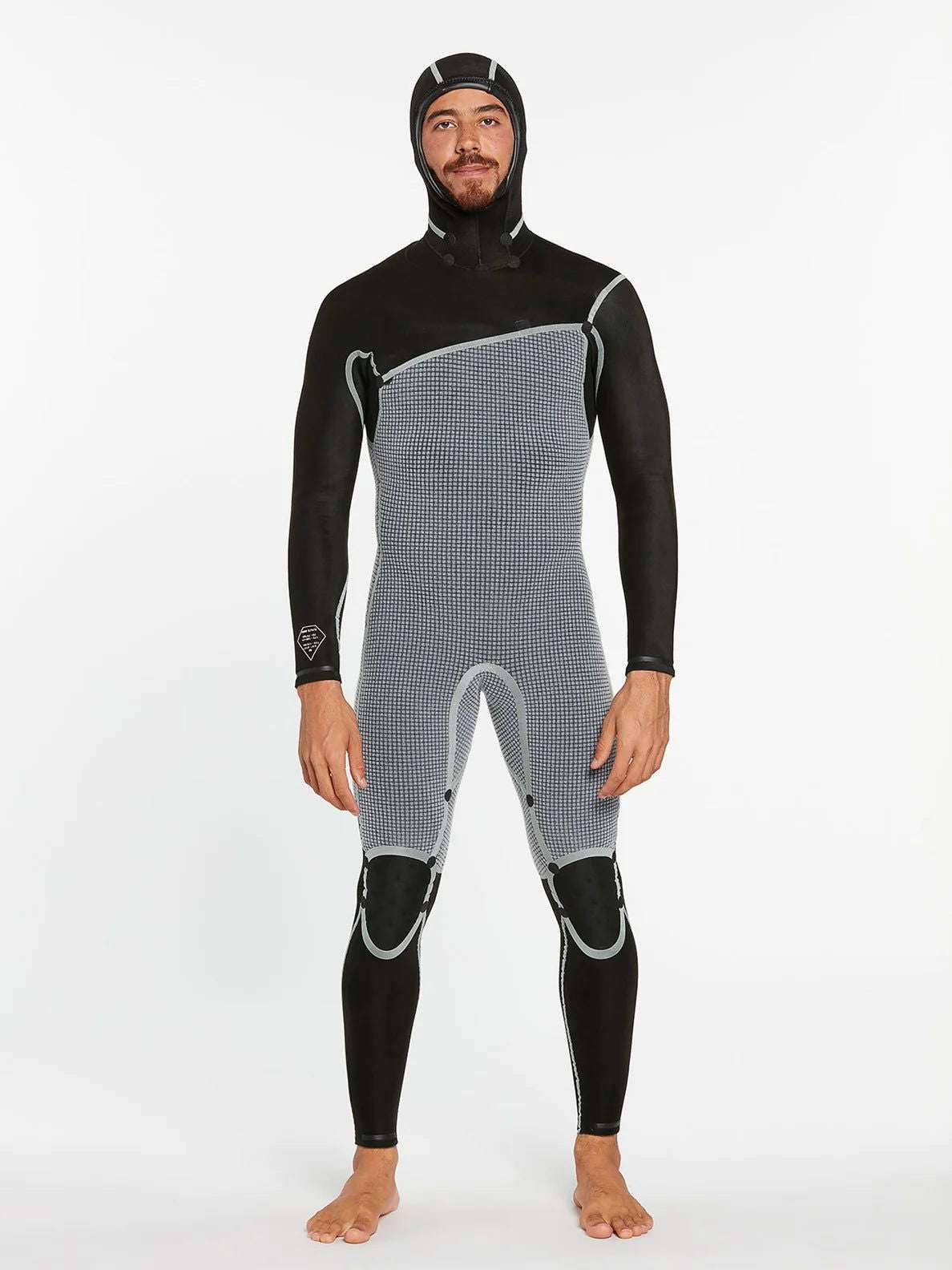Volcom - Modulator 5/4/3 Hooded C/Z Wetsuit | Black -  - Married to the Sea Surf Shop - 